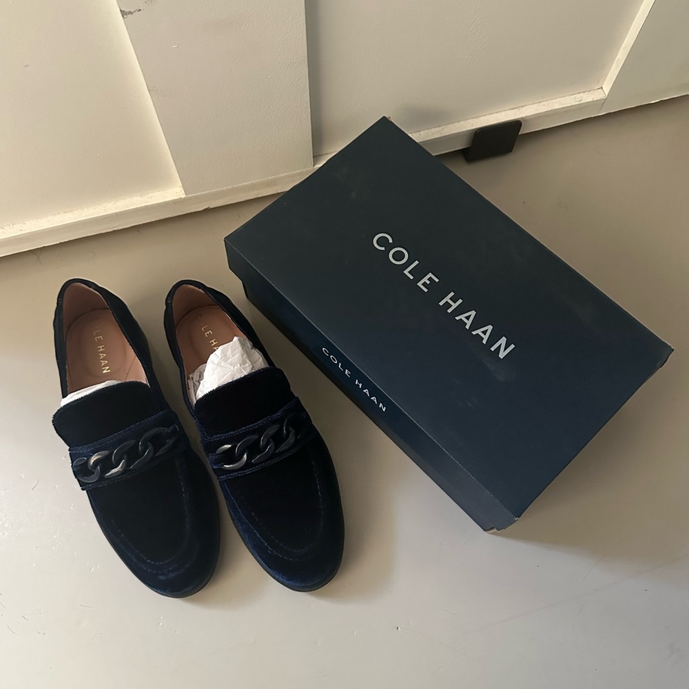 Velvet loafers